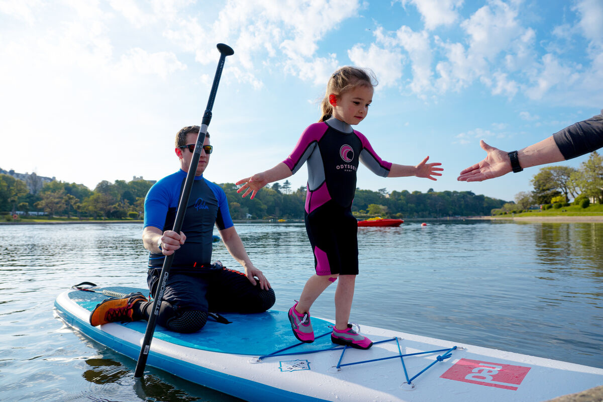 Mooragh Park Paddleboarding